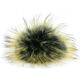 Lana Grossa PELS-DUSK Finnraccoon | 135-svart/kiwi