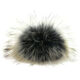 Lana Grossa PELS-DUSK Finnraccoon | 129-svart/beige