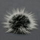 Lana Grossa PELS-DUSK Finnraccoon | 144-svart/hvit