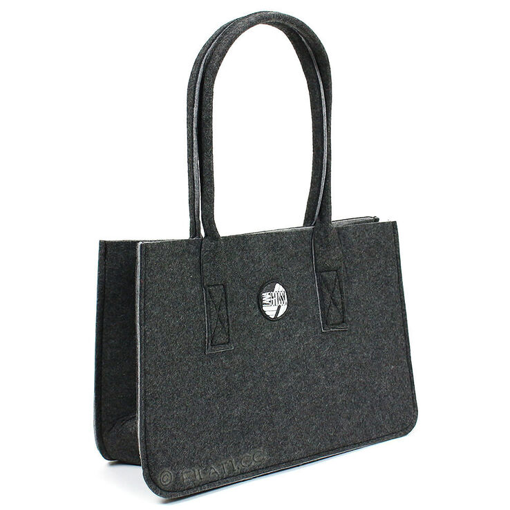 Lana Grossa XL-Shopping bag | 01-antrasitt/grå
