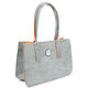 Lana Grossa XL-Shopping bag | 02-grå/oransje