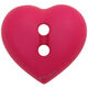 Union Knopf Knapp med 2 hull 15mm | 521-pink