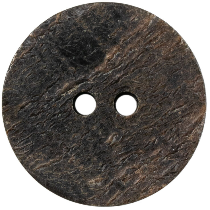 Union Knopf Knapp med 2 hull 25mm | 20-brun