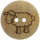 Union Knopf Barn-knapp med 2 hull 15mm | 903-