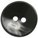 Union Knopf Knapp i perlemor med 2 hull 18mm | 80-svart