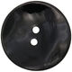 Union Knopf Knapp med 2 hull perlemor 23mm | 80-svart