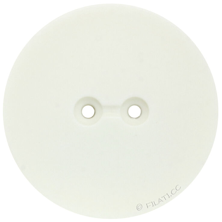 Union Knopf Knapp med 2 hull 28mm | 12-hvit