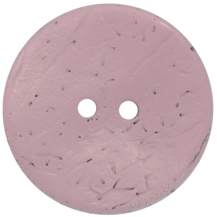 Union Knopf Knapp med 2 hull, kokos, 23mm | 046-rosa