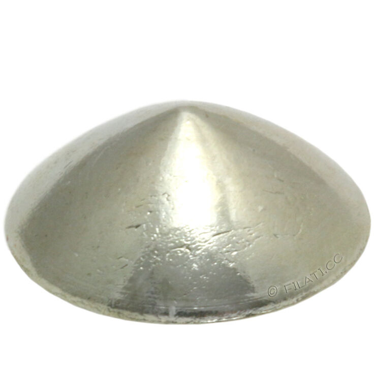 Union Knopf Nagler 12mm | 82-sølv