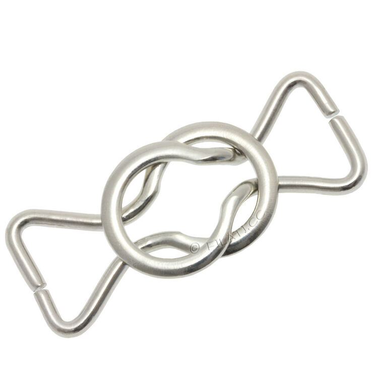 Union Knopf Metallspenne 57040/10mm | 821-sølv