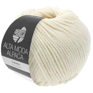 Lana Grossa ALTA MODA ALPACA | 014-råhvit
