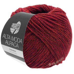 Lana Grossa ALTA MODA ALPACA | 040-mørk rød melert