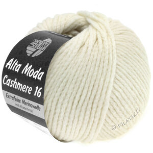 Lana Grossa ALTA MODA CASHMERE 16 | 16-råhvit