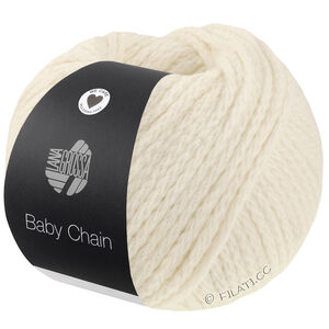 Lana Grossa BABY CHAIN | 16-ullhvit