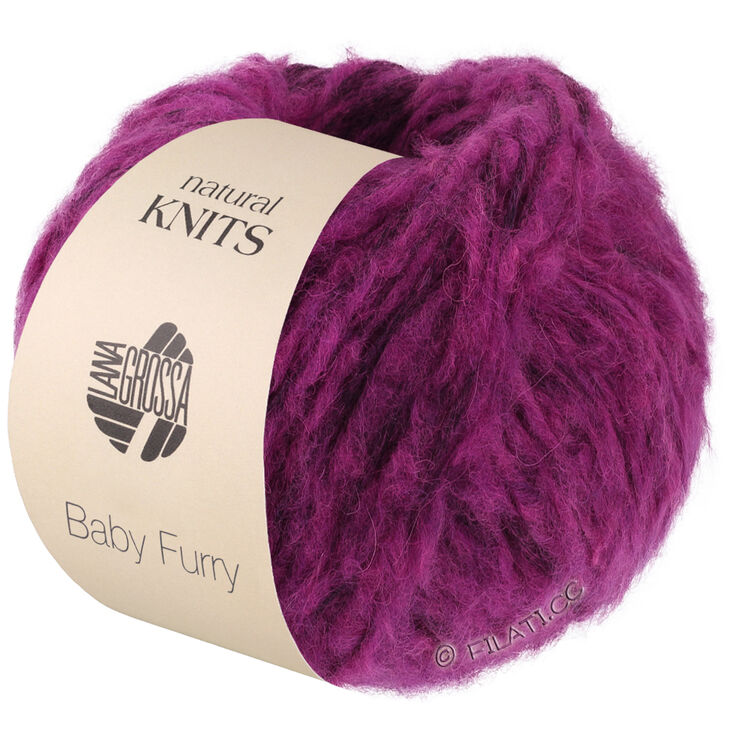 Lana Grossa BABY FURRY | 01-mørk fuksia