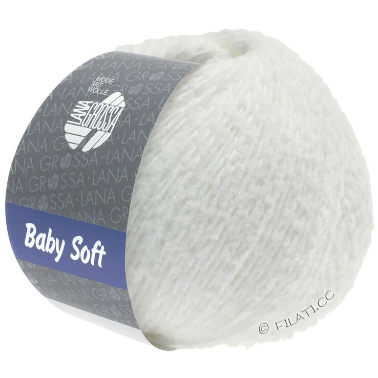 Lana Grossa BABY SOFT | 01-hvit