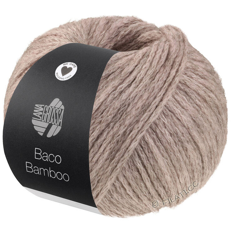 Lana Grossa BACO BAMBOO | 01-grårosa