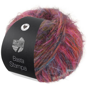 Lana Grossa BASTA STAMPA | 207-sennep/pink/fuksia/turkis/mørk grå