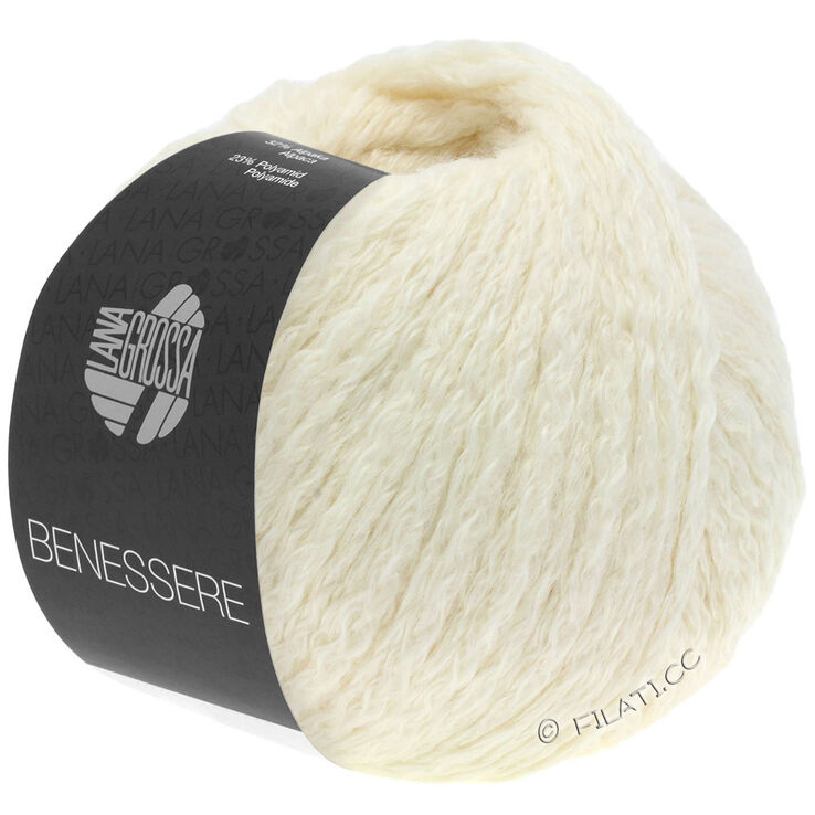 Lana Grossa BENESSERE | 01-råhvit