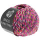 Lana Grossa BINGO Funky Print | 405-fuksia/rosa/gulgrønn fargerik