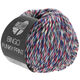 Lana Grossa BINGO Funky Print | 409-grå/rød/blå fargerik