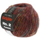 Lana Grossa BRIGITTE NO. 2 Tweed | 112-bordeaux/oransje/turkis/petrol/kaki