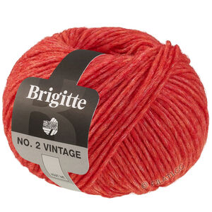 Lana Grossa BRIGITTE NO. 2 Vintage | 211-tomatrød melert