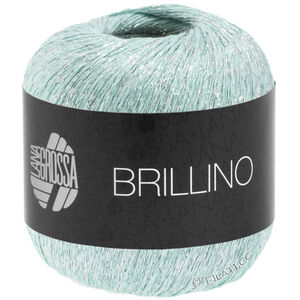 Lana Grossa BRILLINO | 11-pastellgrønn/sølv