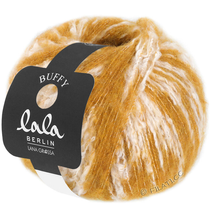 Lana Grossa BUFFY (lala BERLIN) | 08-honninggul/råhvit