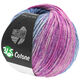 Lana Grossa 365 COTONE Dégradé | 105-gråblå/jeans/agatgrå/fuksia/rødfiolett