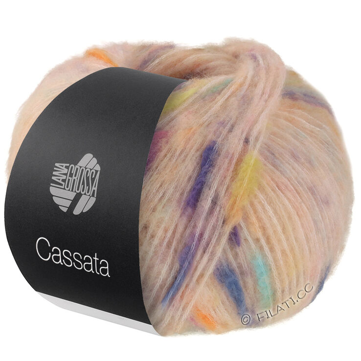 Lana Grossa CASSATA | 01-fersken/blå/gul/oransje/syrin