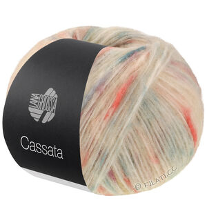 Lana Grossa CASSATA | 14-creme/jade/petrol/sart grå/terrakotta