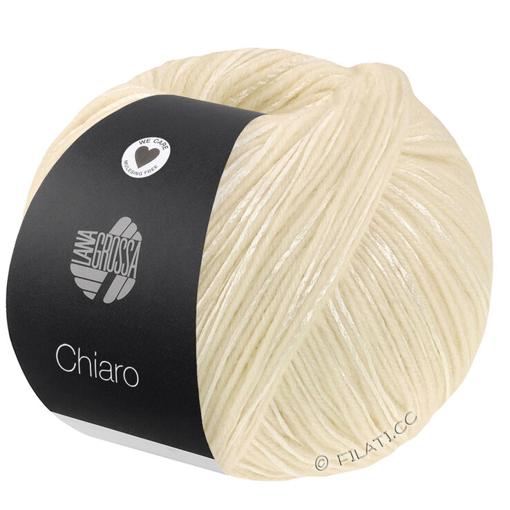 Lana Grossa CHIARO | 01-råhvit