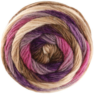 Lana Grossa COLORATO Aktion | 04-mørk pink/grå/mørk fiolett/umbra/taupe/lys beige