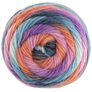 Lana Grossa COLORATO Aktion | 10-rosa/oransje/mørk petrol/lys petrol/mynte/lilla