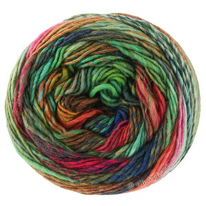 Lana Grossa COLORISSIMO 2 | 221-jade/oliven/vinrød/rust/rød/nattblå/mørk blå/gulgrønn