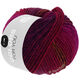 Lana Grossa COLORS FOR YOU | 163-rødfiolett/aubergine/oker/mørk brun/mørk grønn