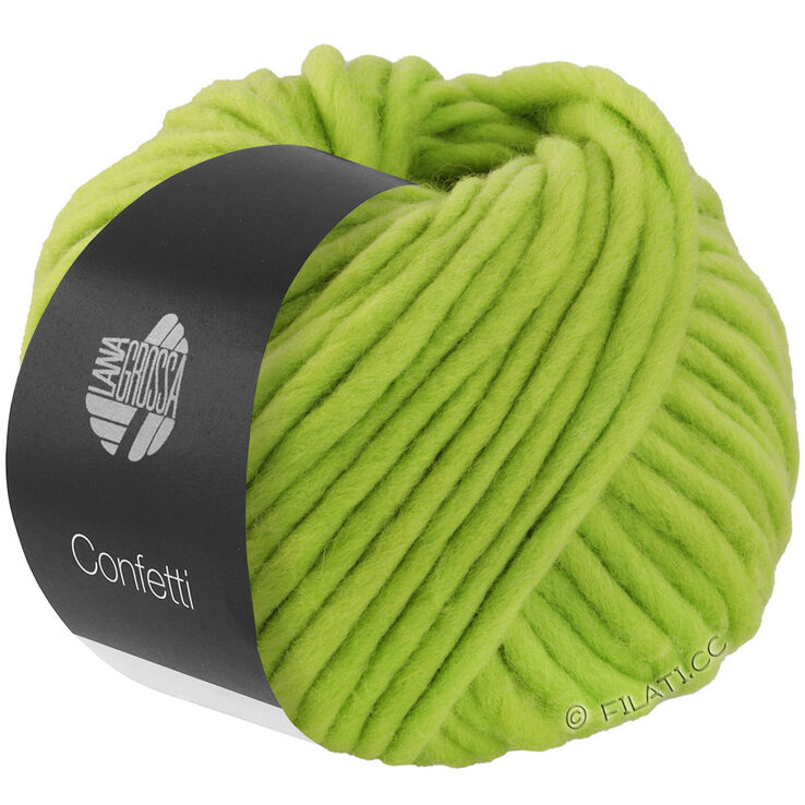 Lana Grossa CONFETTI | 107-gulgrønn