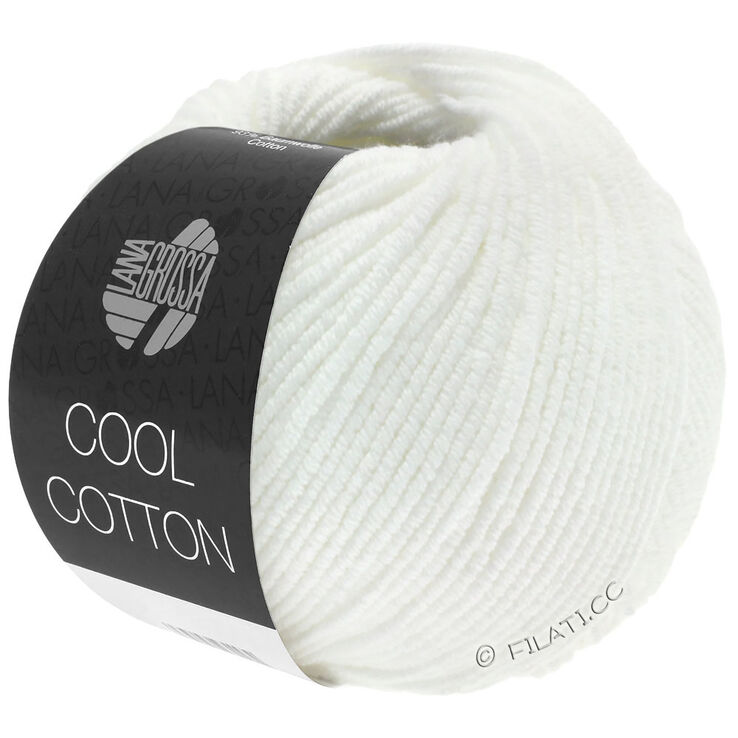 Lana Grossa COOL COTTON | 01-hvit