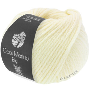 Lana Grossa COOL MERINO Big | 201-råhvit