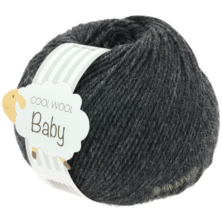 Lana Grossa COOL WOOL Baby 25g | 205-antrasitt