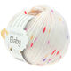 Lana Grossa COOL WOOL Baby 25g | 352-hvit/bringebær/lilla/fiolett