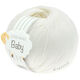 Lana Grossa COOL WOOL Baby Uni/Print 50g | 207-hvit