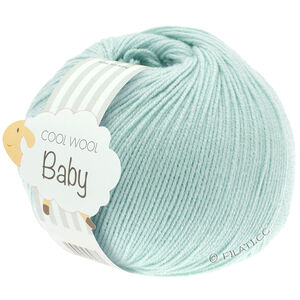 Lana Grossa COOL WOOL Baby Uni/Print 50g | 257-lys turkis