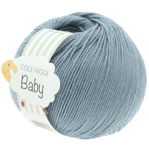 Lana Grossa COOL WOOL Baby Uni/Print 50g | 264-gråblå