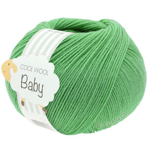 Lana Grossa COOL WOOL Baby Uni/Print 50g | 325-jadegrønn