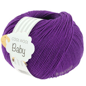Lana Grossa COOL WOOL Baby Uni/Print 50g | 348-fiolett