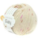 Lana Grossa COOL WOOL Baby Uni/Print 50g | 353-råhvit/syrin/rosa/mørk brun