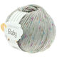 Lana Grossa COOL WOOL Baby Uni/Print 50g | 358-lys grå/oransje/grønn/cyklamen