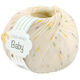 Lana Grossa COOL WOOL Baby Uni/Print 50g | 368-hvit/sitrusgul/lys grå/lys grønn